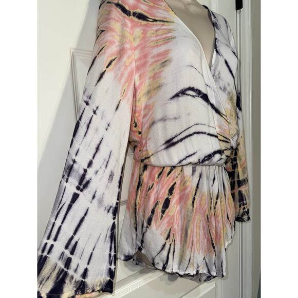 Blue Life Tie-Dye Romper - Women's Size Small - Boho Style - Picture 4 of 7